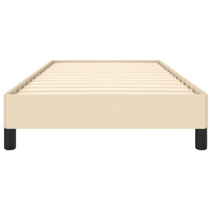 Bettgestell Creme 90x200 cm Stoff - Pazzar.ch