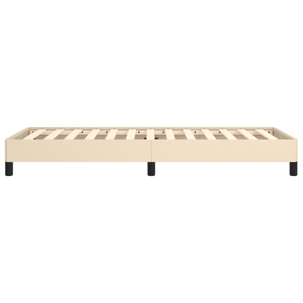Bettgestell Creme 90x200 cm Stoff - Pazzar.ch