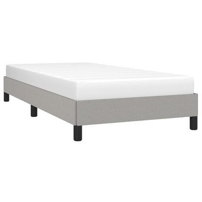 Bettgestell Hellgrau 100x200 cm Stoff - Pazzar.ch