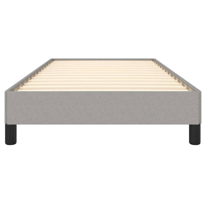 Bettgestell Hellgrau 100x200 cm Stoff - Pazzar.ch