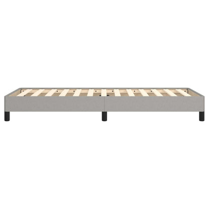 Bettgestell Hellgrau 100x200 cm Stoff - Pazzar.ch