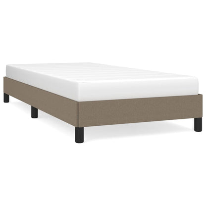 Bettgestell Taupe 100x200 cm Stoff - Pazzar.ch