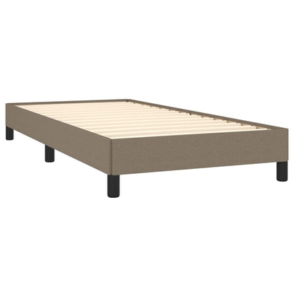 Bettgestell Taupe 100x200 cm Stoff - Pazzar.ch