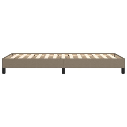 Bettgestell Taupe 100x200 cm Stoff - Pazzar.ch
