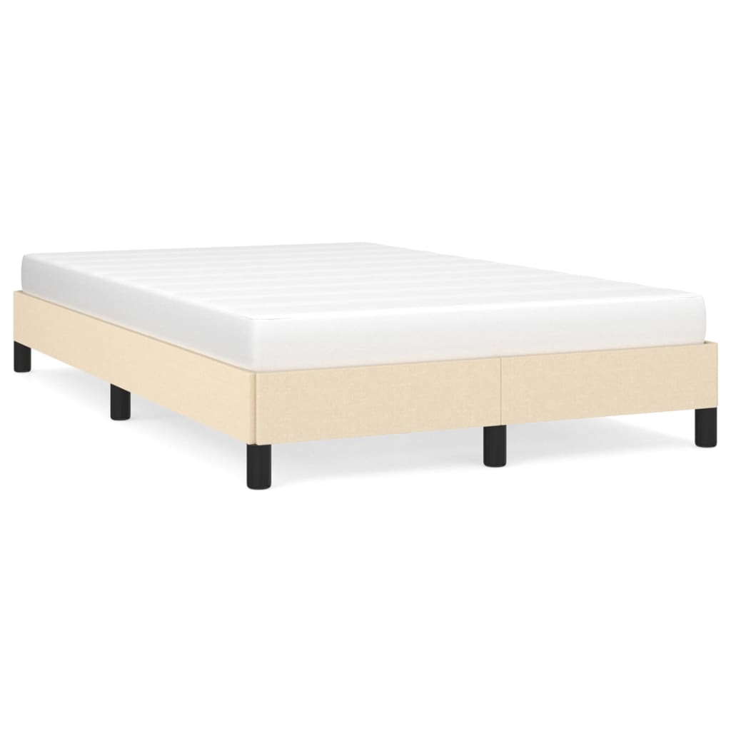 Bettgestell Creme 120x200 cm Stoff - Pazzar.ch