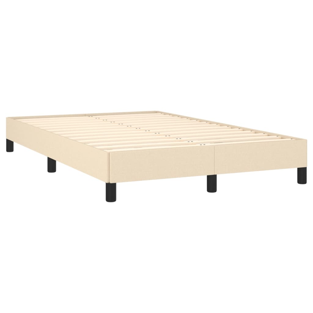 Bettgestell Creme 120x200 cm Stoff - Pazzar.ch