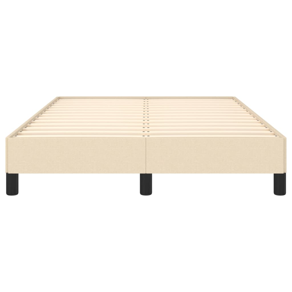 Bettgestell Creme 120x200 cm Stoff - Pazzar.ch