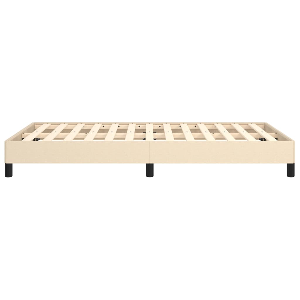 Bettgestell Creme 120x200 cm Stoff - Pazzar.ch