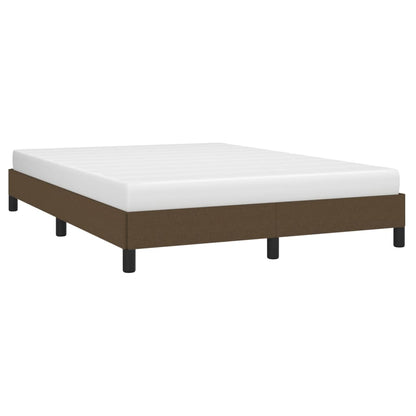 Bettgestell Dunkelbraun 140x200 cm Stoff - Pazzar.ch
