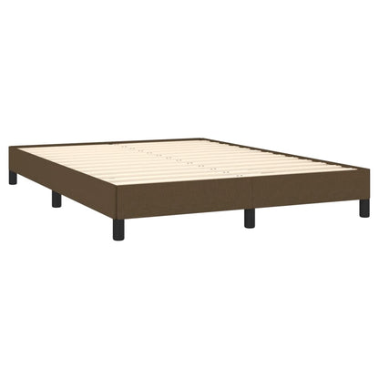 Bettgestell Dunkelbraun 140x200 cm Stoff - Pazzar.ch