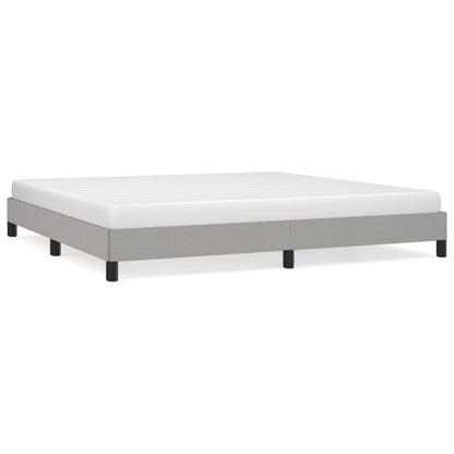 Bettgestell Hellgrau 200x200 cm Stoff - Pazzar.ch