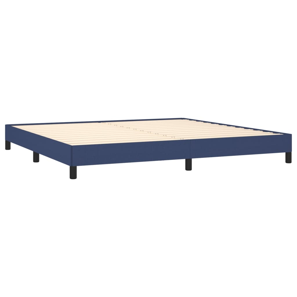 Bettgestell Blau 200x200 cm Stoff - Pazzar.ch