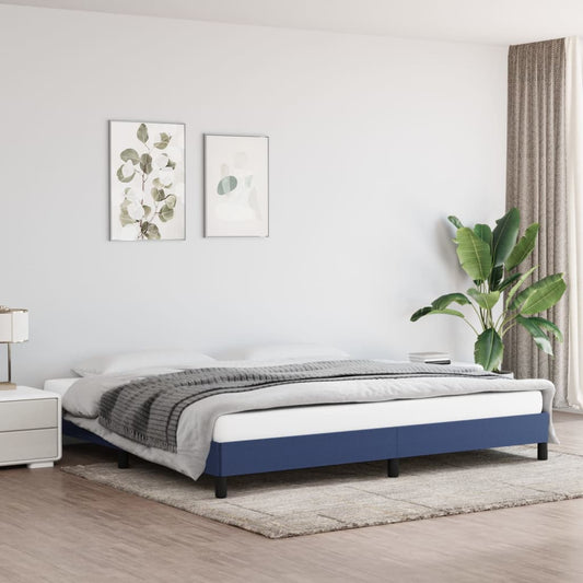 Bettgestell Blau 200x200 cm Stoff - Pazzar.ch