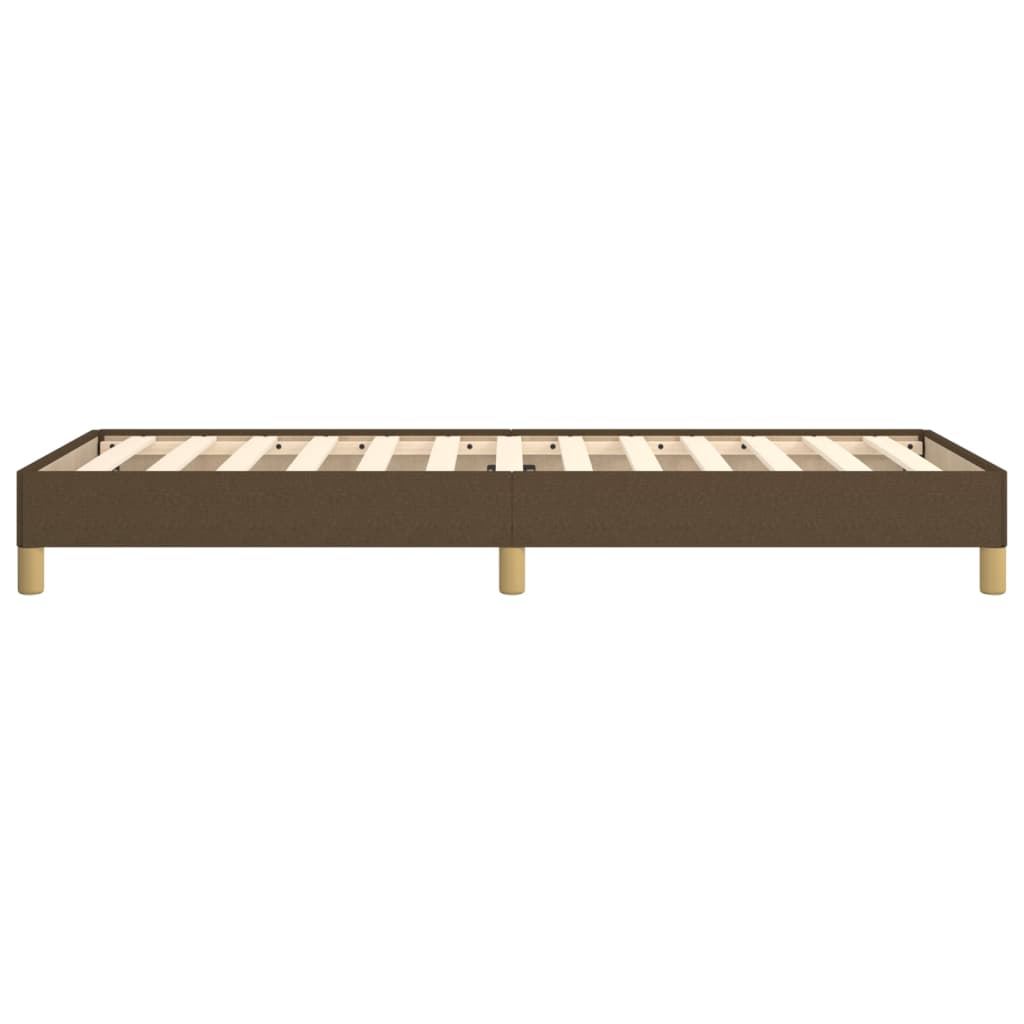 Bettgestell Dunkelbraun 80x200 cm Stoff - Pazzar.ch
