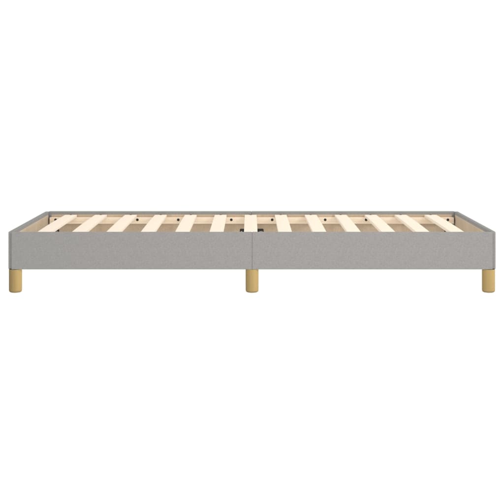 Bettgestell Hellgrau 100x200 cm Stoff - Pazzar.ch