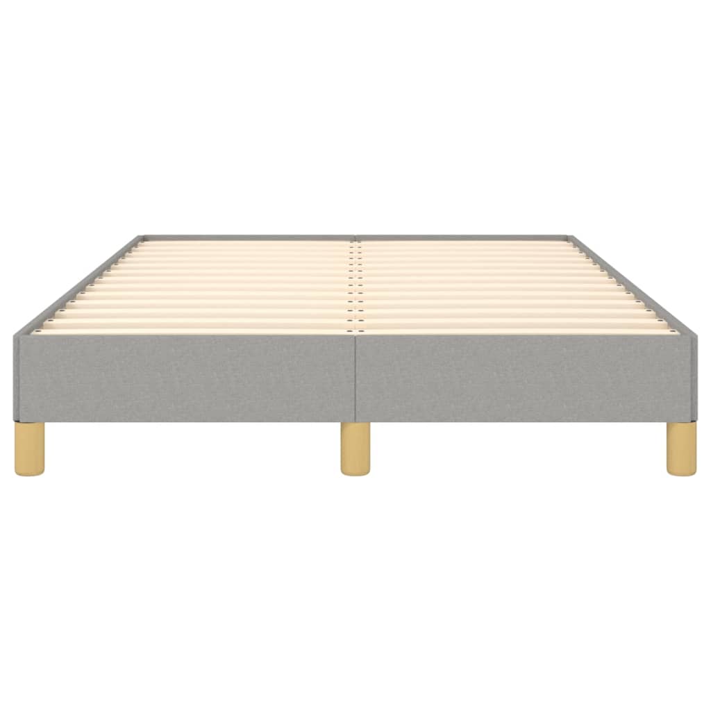 Bettgestell Hellgrau 120x200 cm Stoff - Pazzar.ch
