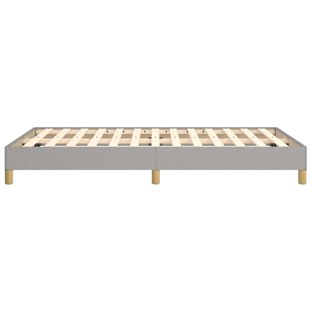 Bettgestell Hellgrau 120x200 cm Stoff - Pazzar.ch