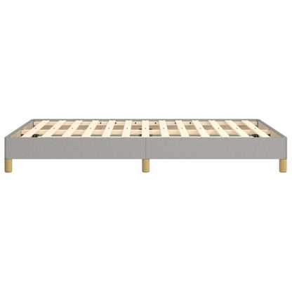 Bettgestell Hellgrau 120x200 cm Stoff - Pazzar.ch