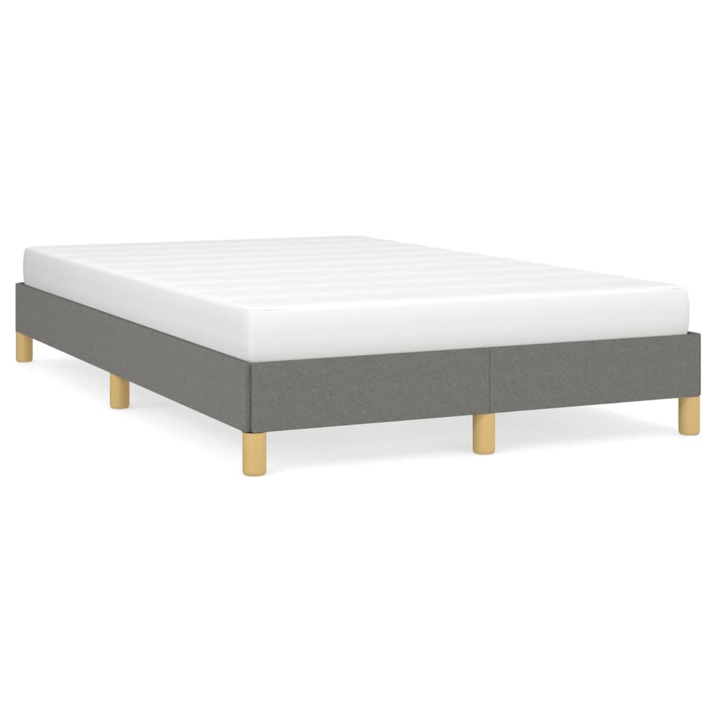 Bettgestell Dunkelgrau 120x200 cm Stoff - Pazzar.ch