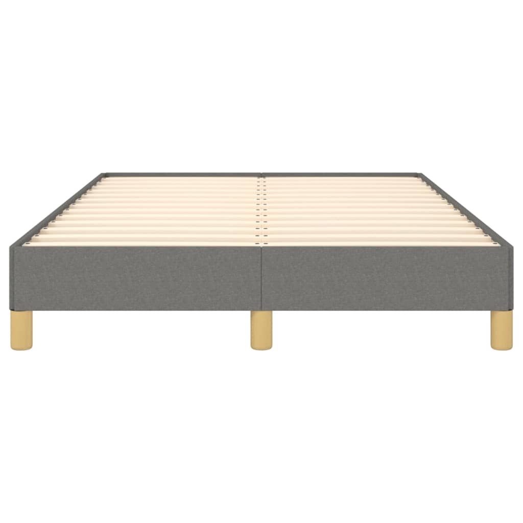 Bettgestell Dunkelgrau 120x200 cm Stoff - Pazzar.ch