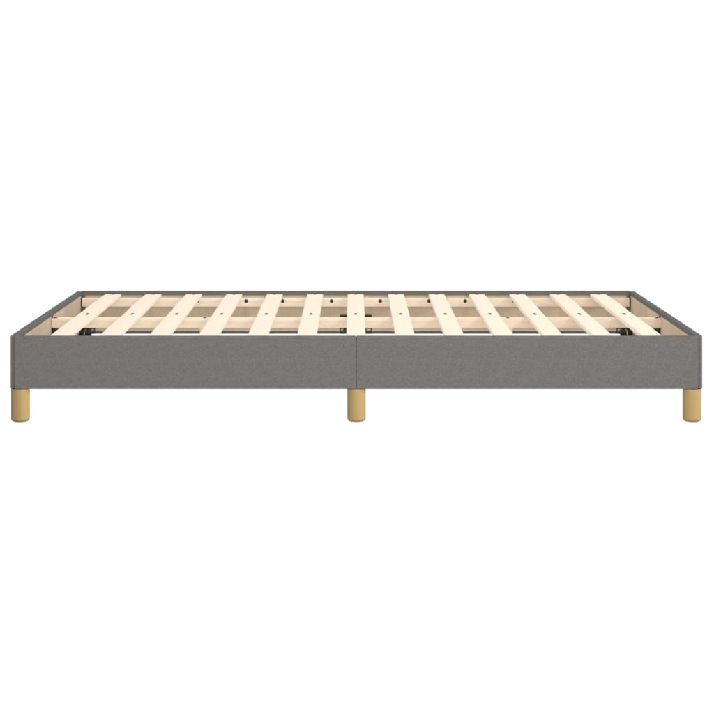 Bettgestell Dunkelgrau 120x200 cm Stoff - Pazzar.ch