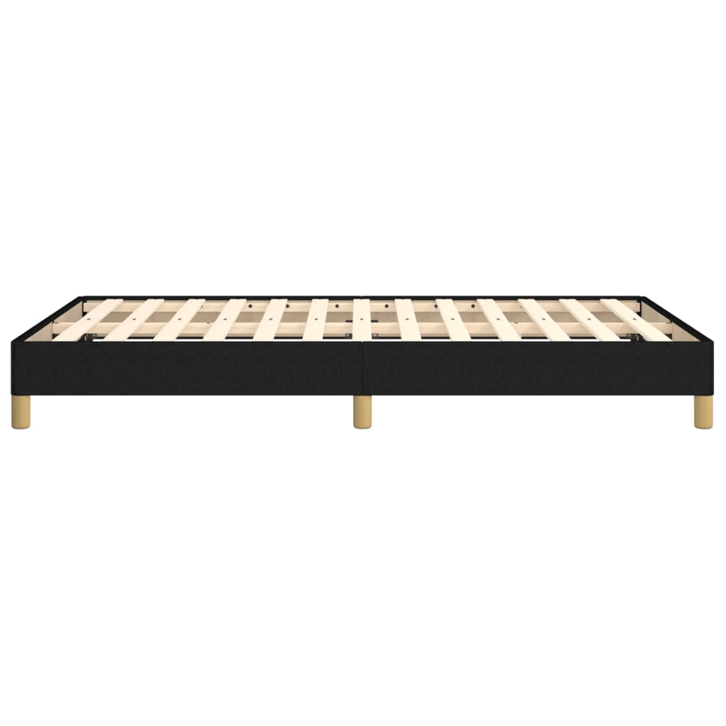Bettgestell ohne Matratze Schwarz 120x200 cm Stoff