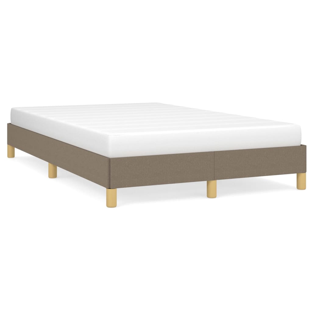 Bettgestell Taupe 120x200 cm Stoff - Pazzar.ch