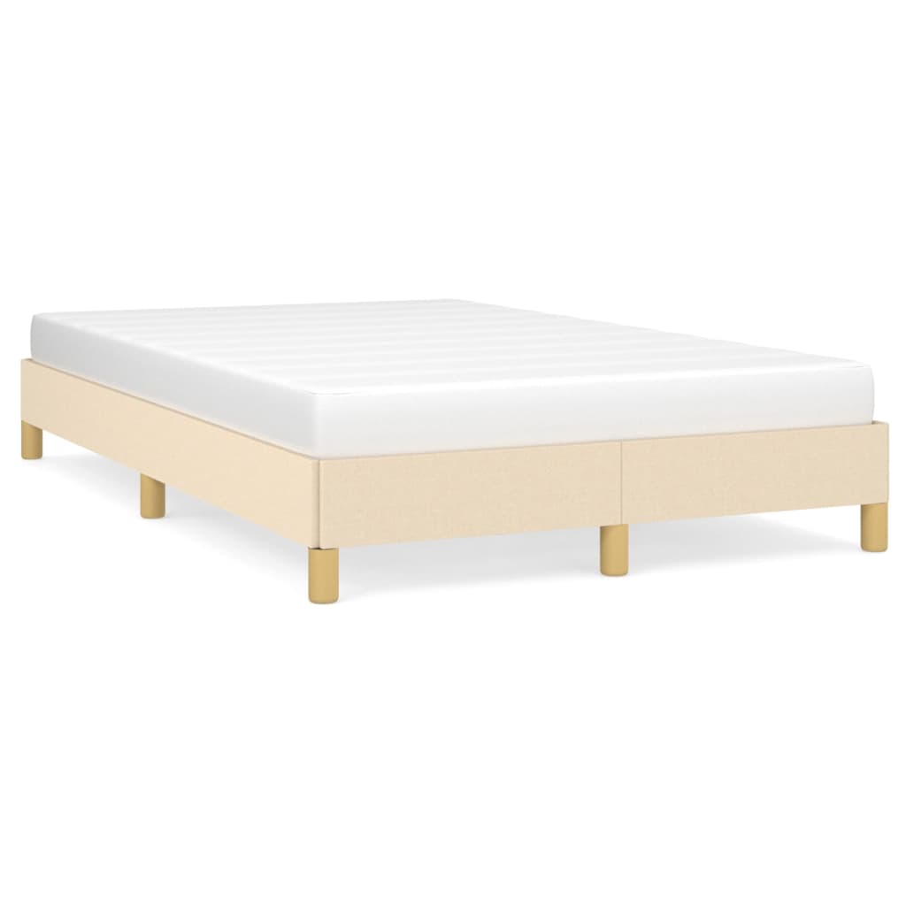 Bettgestell Creme 120x200 cm Stoff - Pazzar.ch