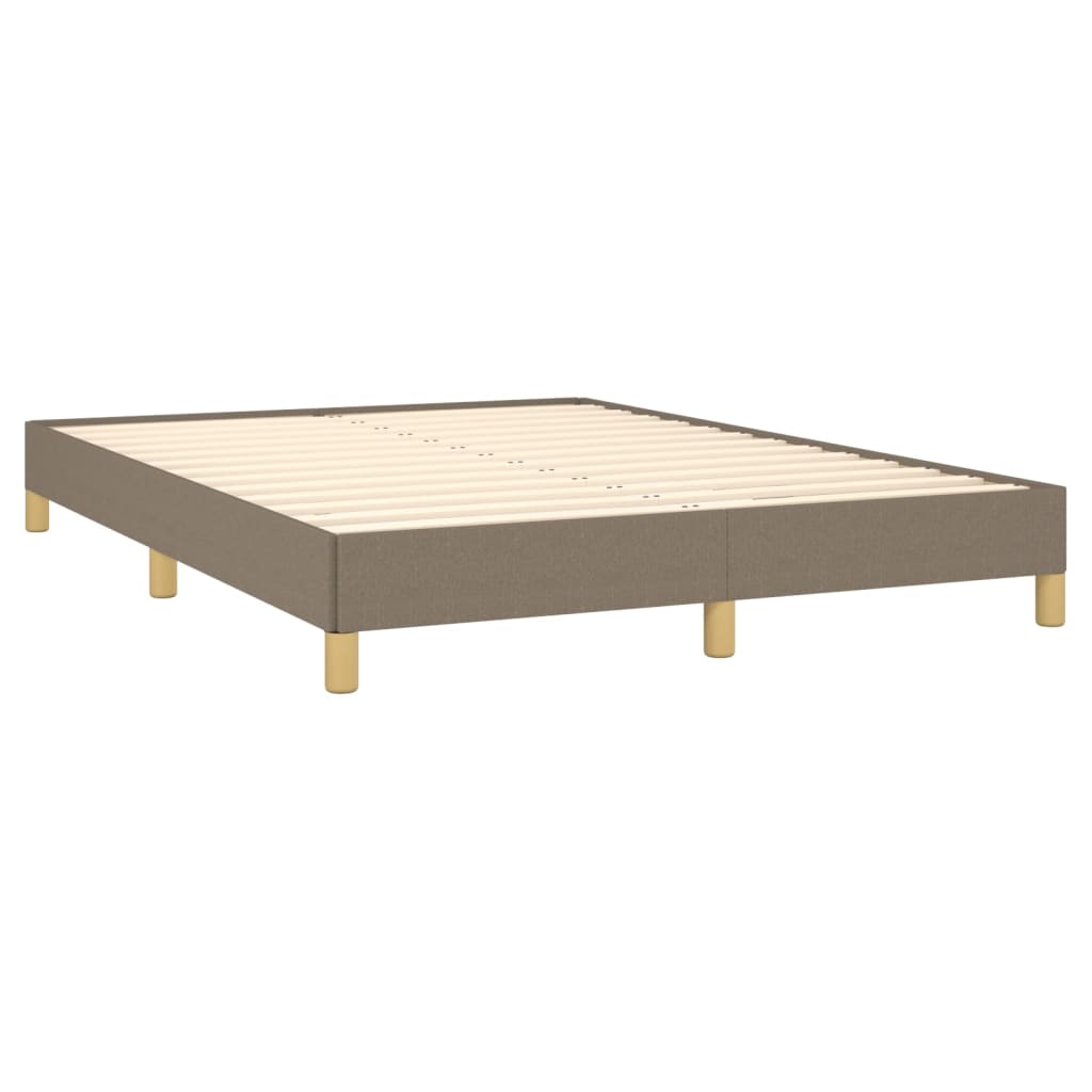 Bettgestell Taupe 160x200 cm Stoff - Pazzar.ch