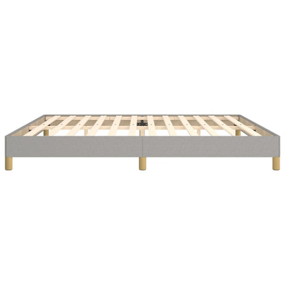 Bettgestell Hellgrau 200x200 cm Stoff - Pazzar.ch