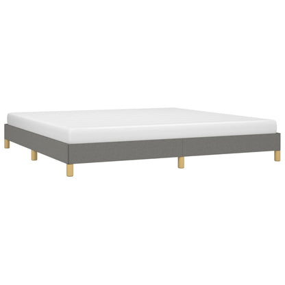 Bettgestell Dunkelgrau 200x200 cm Stoff - Pazzar.ch