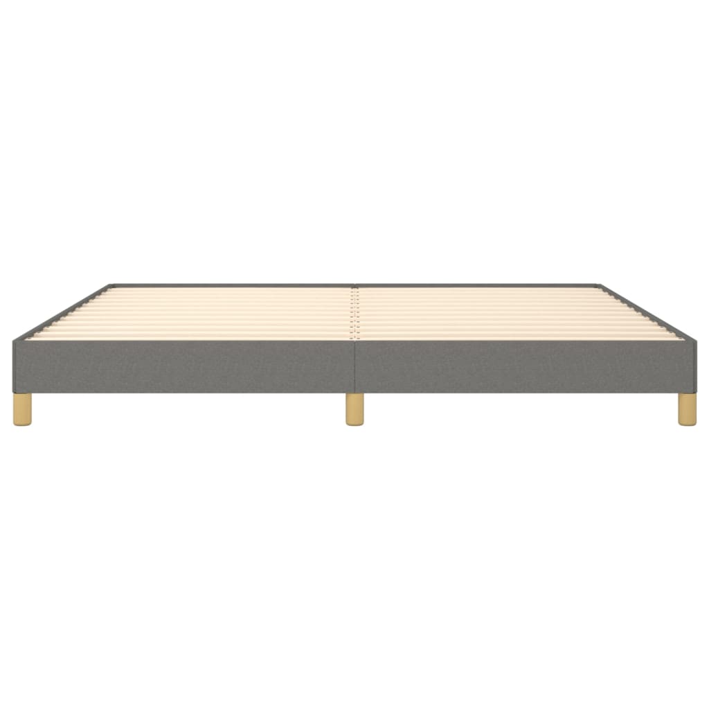 Bettgestell Dunkelgrau 200x200 cm Stoff - Pazzar.ch