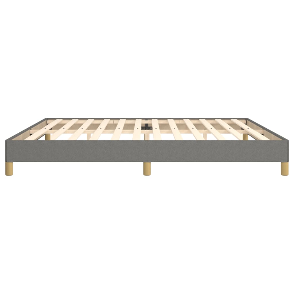Bettgestell Dunkelgrau 200x200 cm Stoff - Pazzar.ch