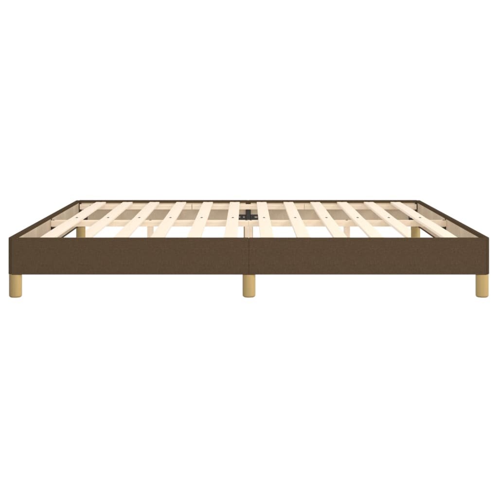 Bettgestell Dunkelbraun 200x200 cm Stoff - Pazzar.ch