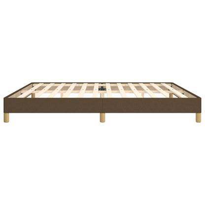 Bettgestell Dunkelbraun 200x200 cm Stoff - Pazzar.ch