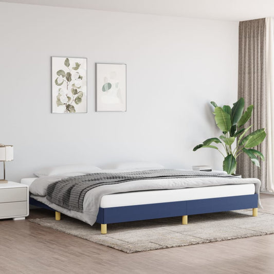 Bettgestell Blau 200x200 cm Stoff - Pazzar.ch