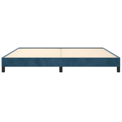 Bettgestell Dunkelblau 200x200 cm Samt - Pazzar.ch