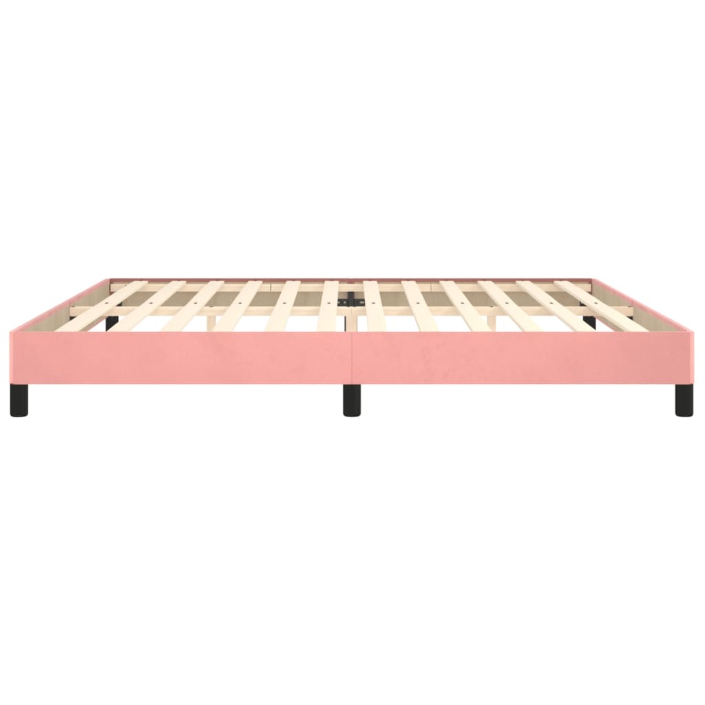 Bettgestell Rosa 200x200 cm Samt