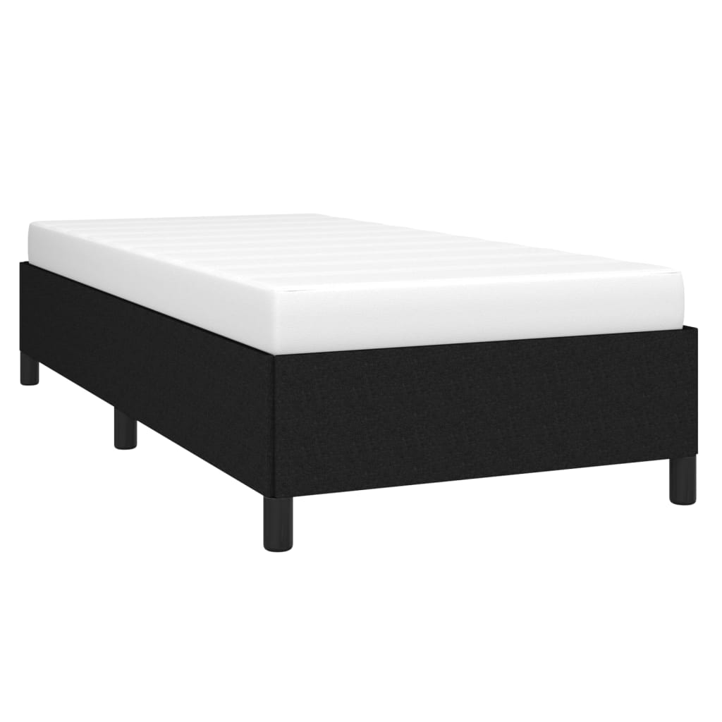 Bettgestell Schwarz 80x200 cm Stoff - Pazzar.ch