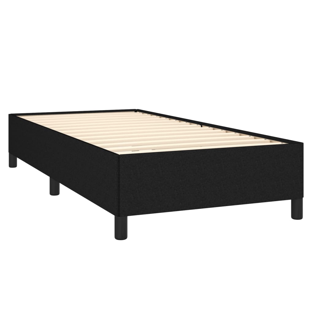Bettgestell Schwarz 80x200 cm Stoff - Pazzar.ch