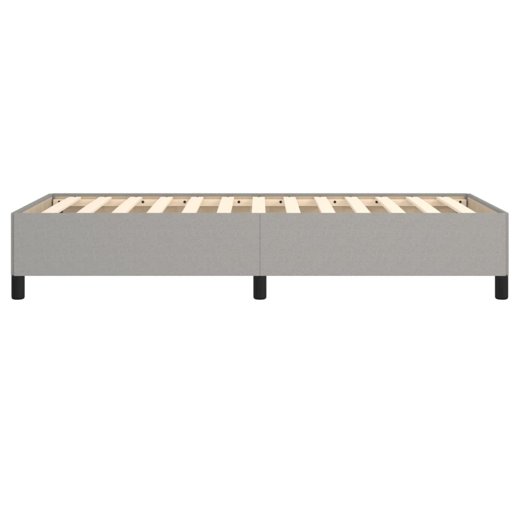 Bettgestell Hellgrau 90x200 cm Stoff - Pazzar.ch