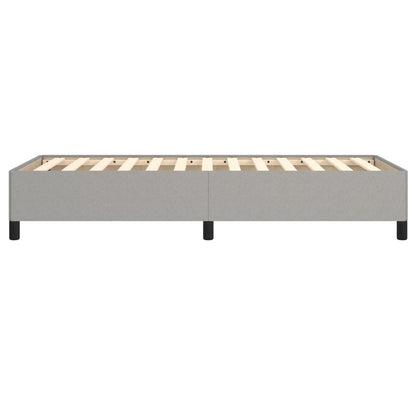 Bettgestell Hellgrau 90x200 cm Stoff - Pazzar.ch