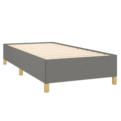 Bettgestell Dunkelgrau 100x200 cm Stoff - Pazzar.ch