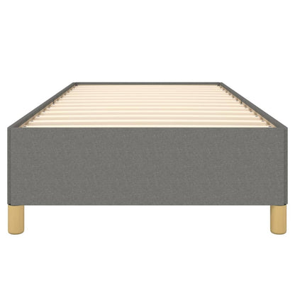 Bettgestell Dunkelgrau 100x200 cm Stoff - Pazzar.ch