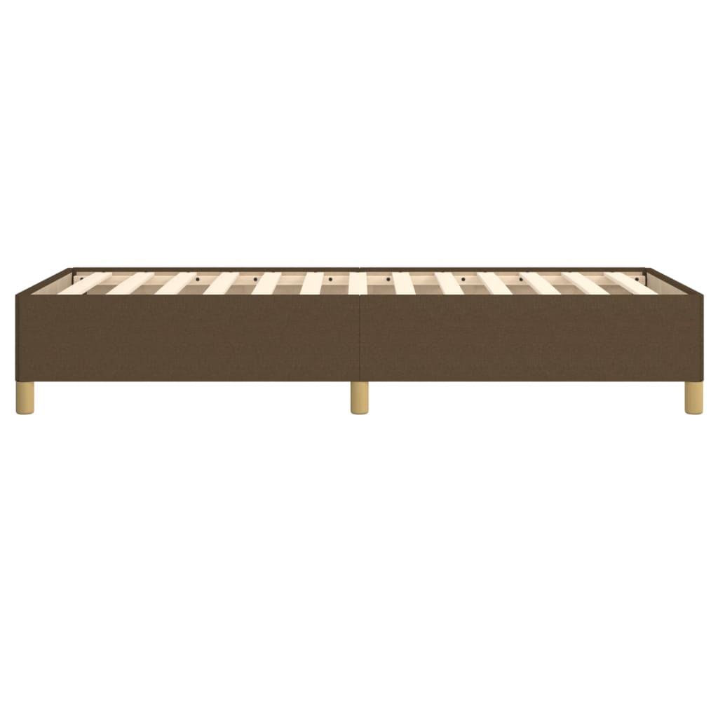 Bettgestell Dunkelbraun 100x200 cm Stoff - Pazzar.ch