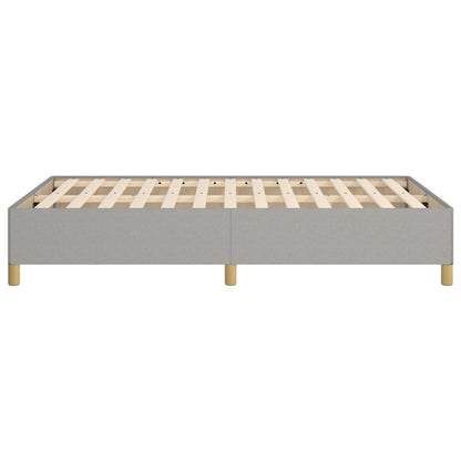 Bettgestell Hellgrau 120x200 cm Stoff - Pazzar.ch