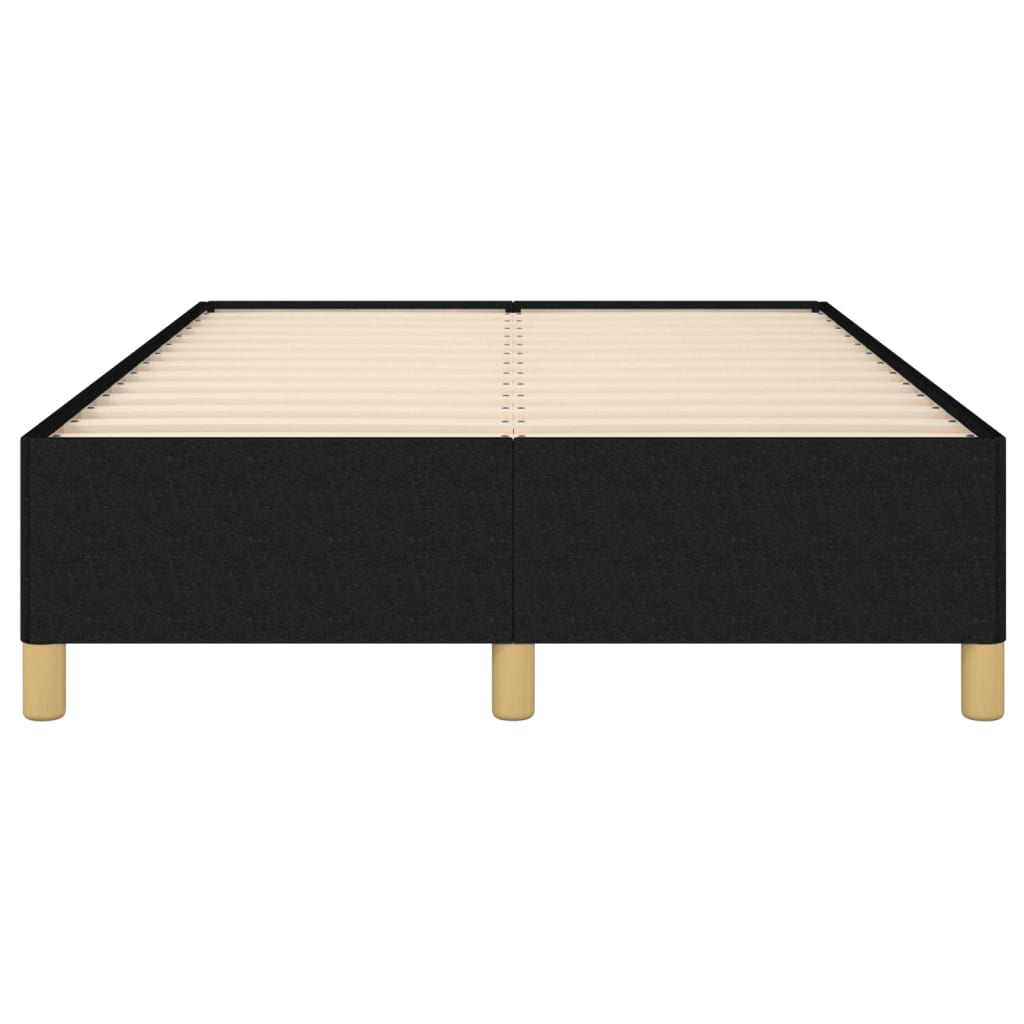 Bettgestell ohne Matratze Schwarz 120x200 cm Stoff