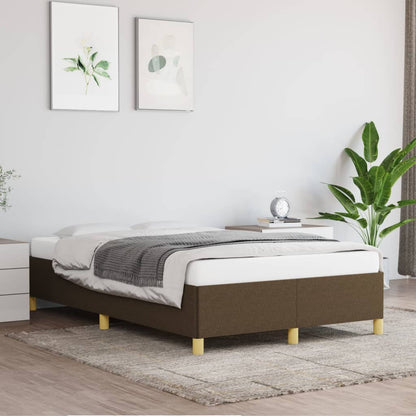 Bettgestell Dunkelbraun 120x200 cm Stoff - Pazzar.ch