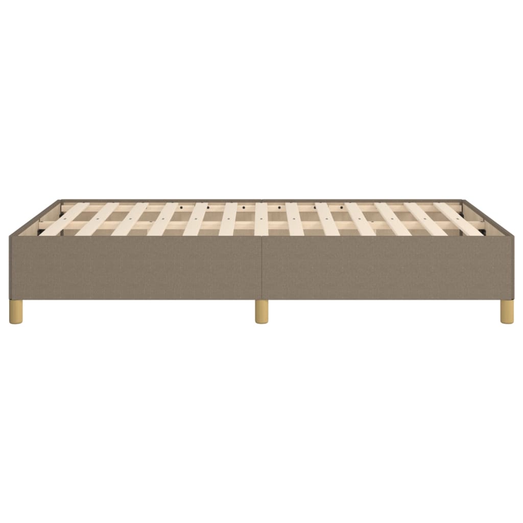 Bettgestell Taupe 120x200 cm Stoff - Pazzar.ch
