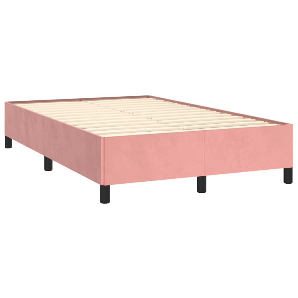 Bettgestell Rosa 120x200 cm Samt - Pazzar.ch